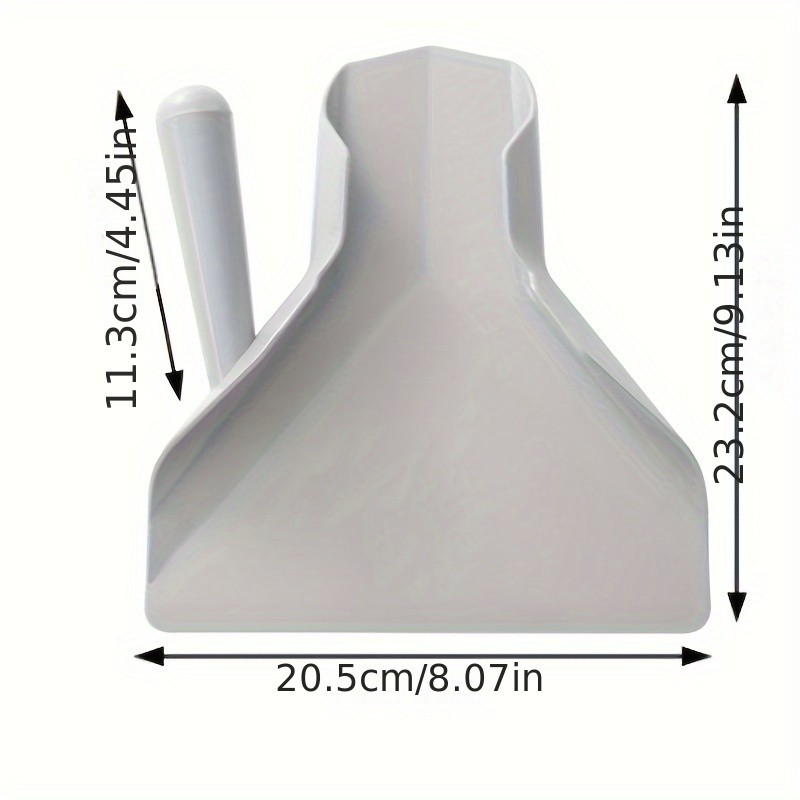 YUMIPLUS Durable Plastic French Fry & Popcorn Server – Easy-Grip Snack Scoop for Home & Restaurant Use