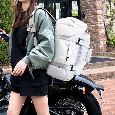 OGEHUAFEE Soft Shell Backpack – Large-Capacity Nylon Daypack for Travel, Hiking & Everyday Use