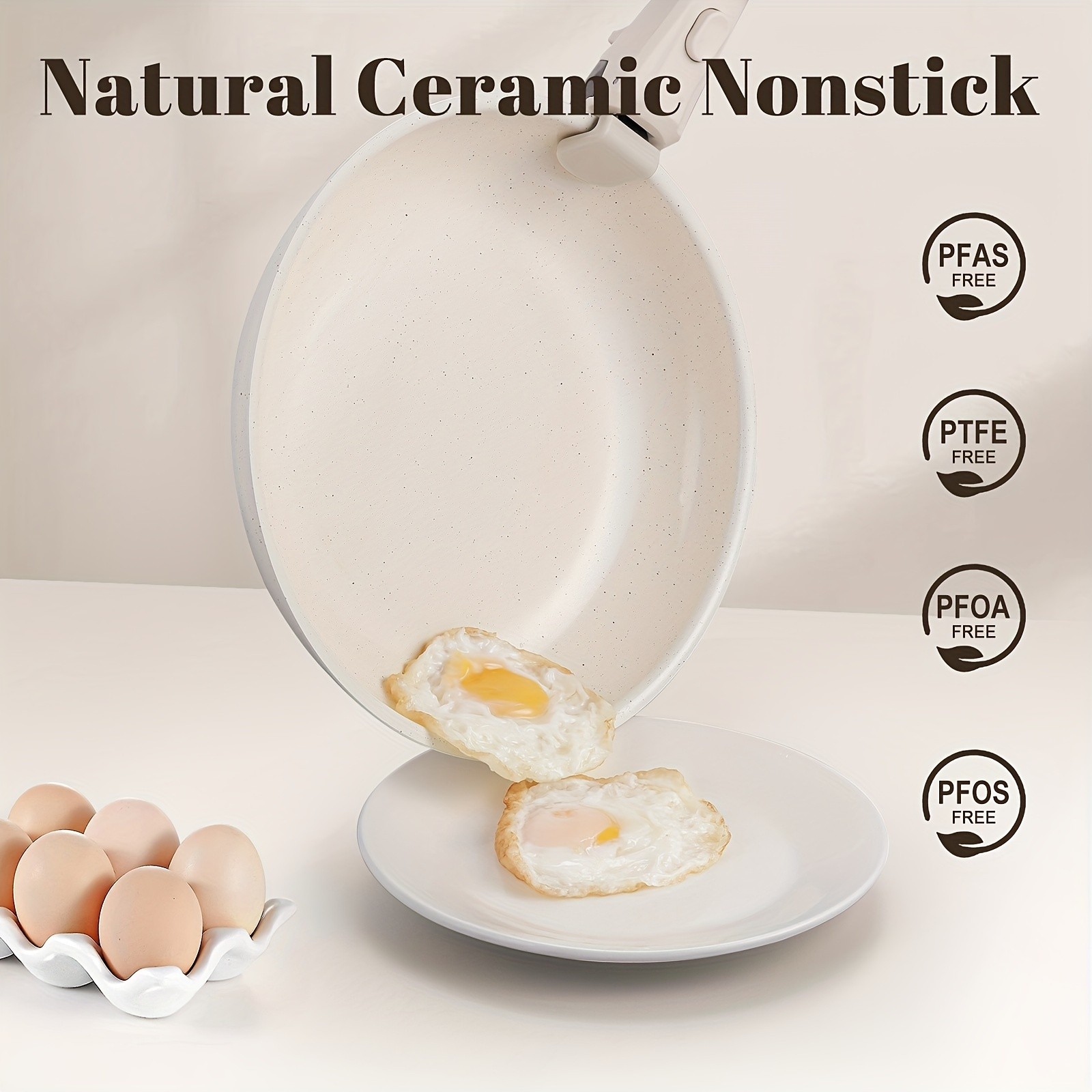 KPXSIAION Cookware Set with Detachable Handle – Modern Induction Nonstick Pots & Pans for Home, RV & Everyday Cooking