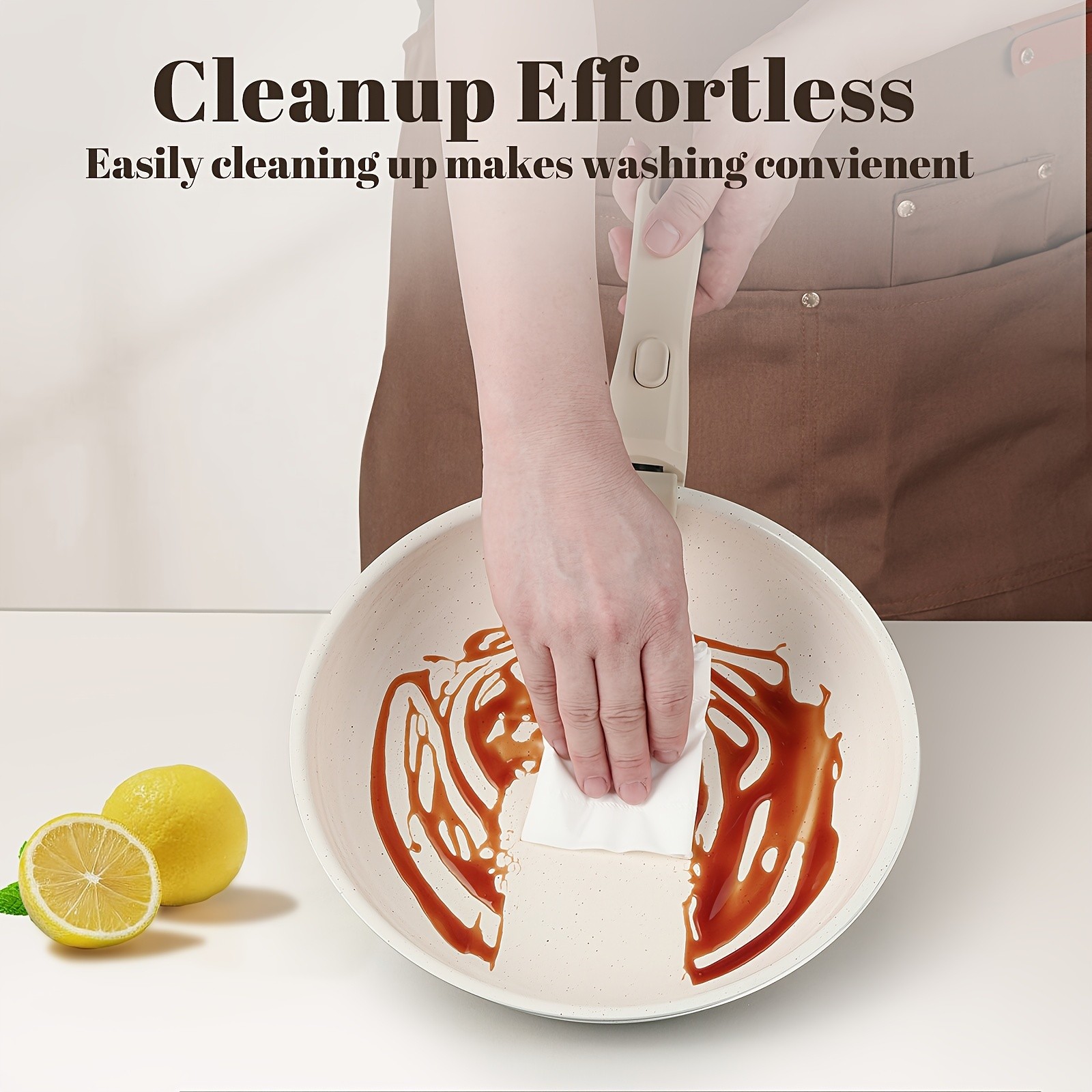 KPXSIAION Cookware Set with Detachable Handle – Modern Induction Nonstick Pots & Pans for Home, RV & Everyday Cooking