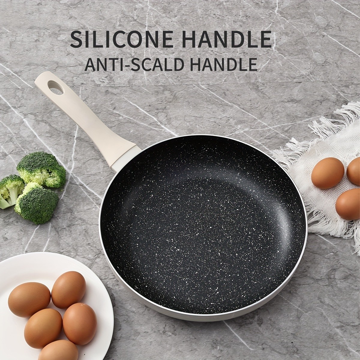 KPXSIAION Non-Stick Granite Frying Pan Set – PFOA-Free Skillets for All Stoves (9.45'' / 10.25'' / 11'')