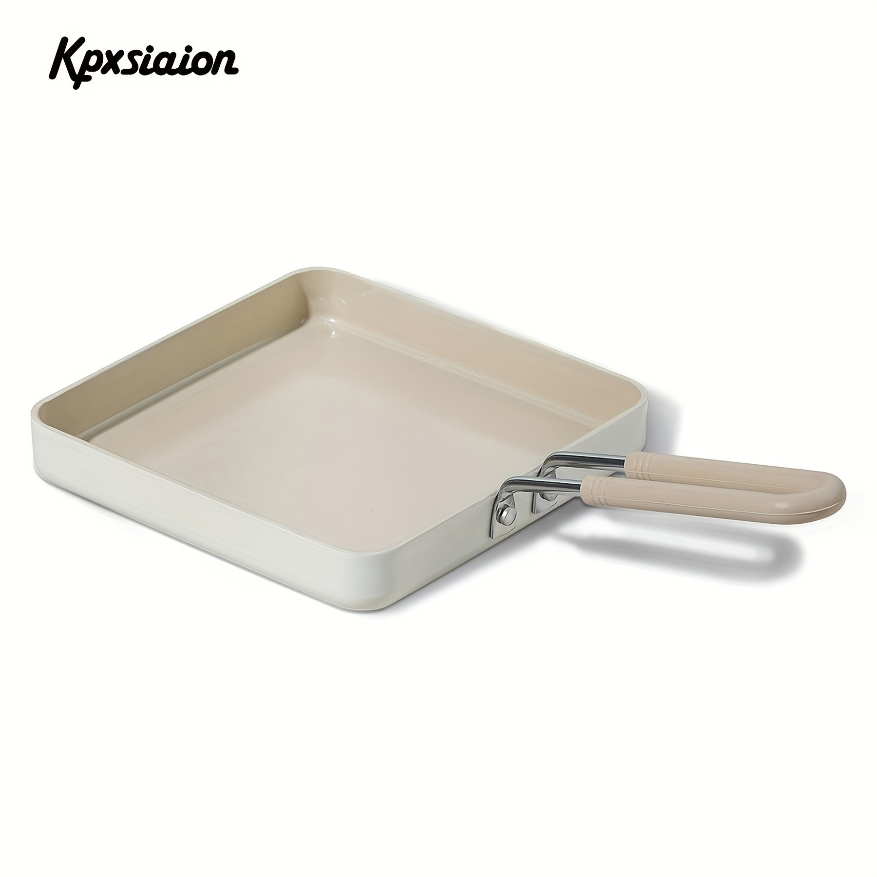 KPXSIAION Mini 6-Inch Square Griddle Pan – PFAS/PFOA-Free Nonstick Pan for Pancakes, Searing & Baking