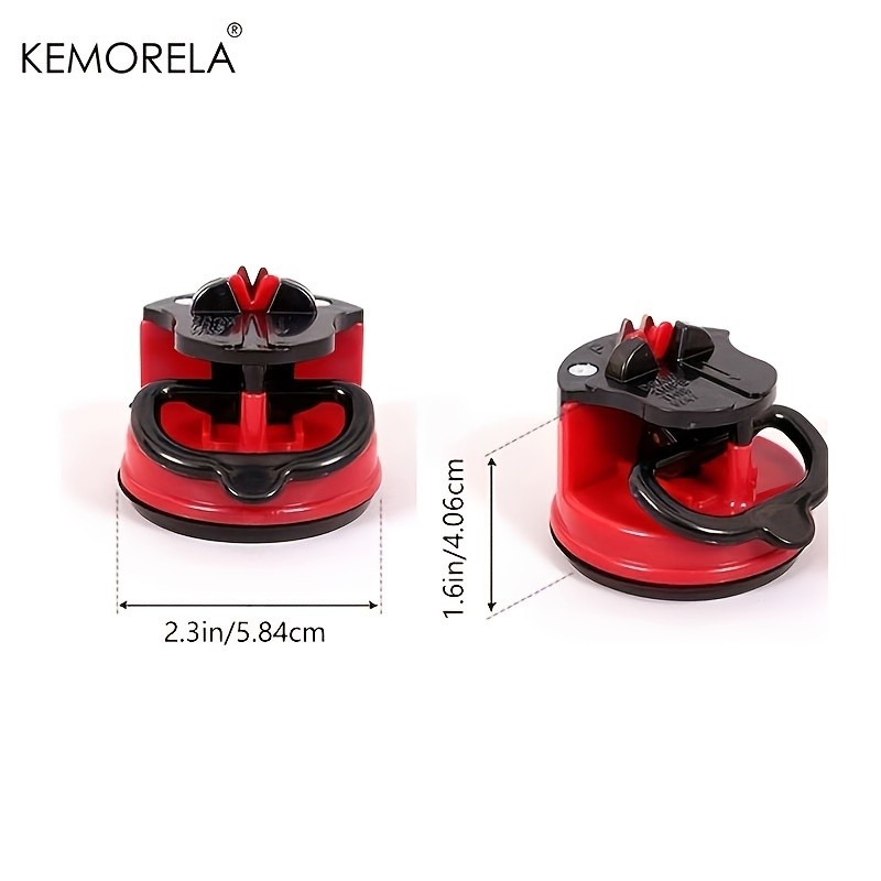 KEMORELA Knife Sharpener – Safe Suction-Based Sharpening Tool for Chef & Damascus Knives