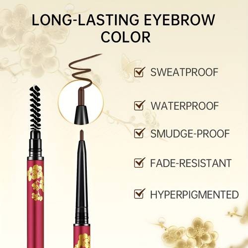 CATKIN Artificial Jade Eyebrow Pencil – Waterproof, Sweatproof & Long-Lasting Brow Definer (Christmas Gift)
