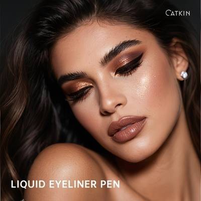 CATKIN Liquid Eyeliner Pen – Ultra-Fine, Waterproof, Long-Lasting 24H Eyeliner (Christmas Gift)