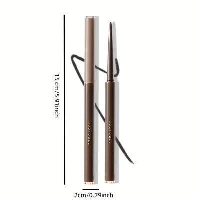 JUDYDOLL Ultrafine Eyeliner Gel Pencil – Long-Wearing Waterproof Brown Eyeliner Beginner-Friendly • Precise Application • Perfect for Weddings, Parties, Halloween & Fall/Winter Looks