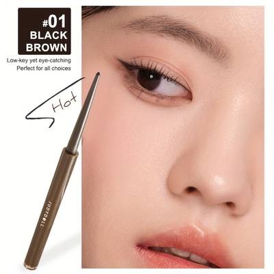 JUDYDOLL Ultrafine Eyeliner Gel Pencil – Long-Wearing Waterproof Brown Eyeliner Beginner-Friendly • Precise Application • Perfect for Weddings, Parties, Halloween & Fall/Winter Looks