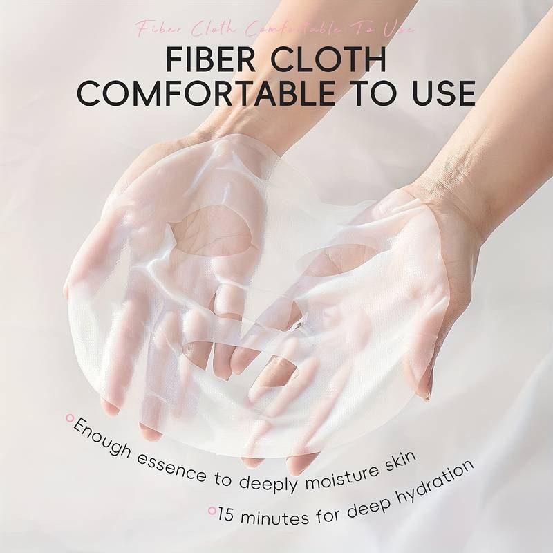 LAIKOU 20pcs Japan Sakura Sheet Mask – Hydrating Cherry Blossom Mask for All Skin Types