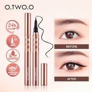 O.TWO.O Super Waterproof Black Liquid Eyeliner – Long-Lasting Precision Liner Smudge-Proof • Easy to Apply • Perfect for Daily Makeup & Special Events • Mother’s Day Gift