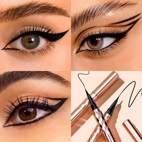 O.TWO.O Super Waterproof Black Liquid Eyeliner – Long-Lasting Precision Liner Smudge-Proof • Easy to Apply • Perfect for Daily Makeup & Special Events • Mother’s Day Gift