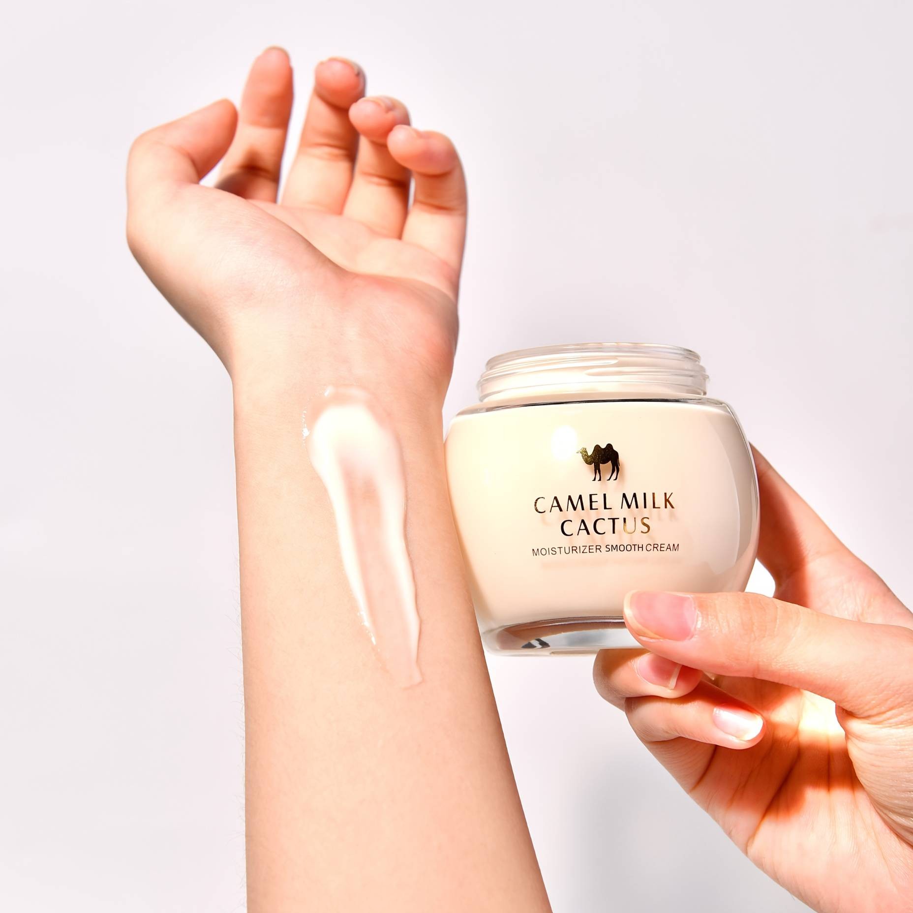 YOZO 4.586oz Camel Milk Cactus Moisturizer – Hydrating & Brightening Face Cream Retinol • Niacinamide • Vitamin E • Hyaluronic Acid • Formaldehyde-Free • Unisex Skincare