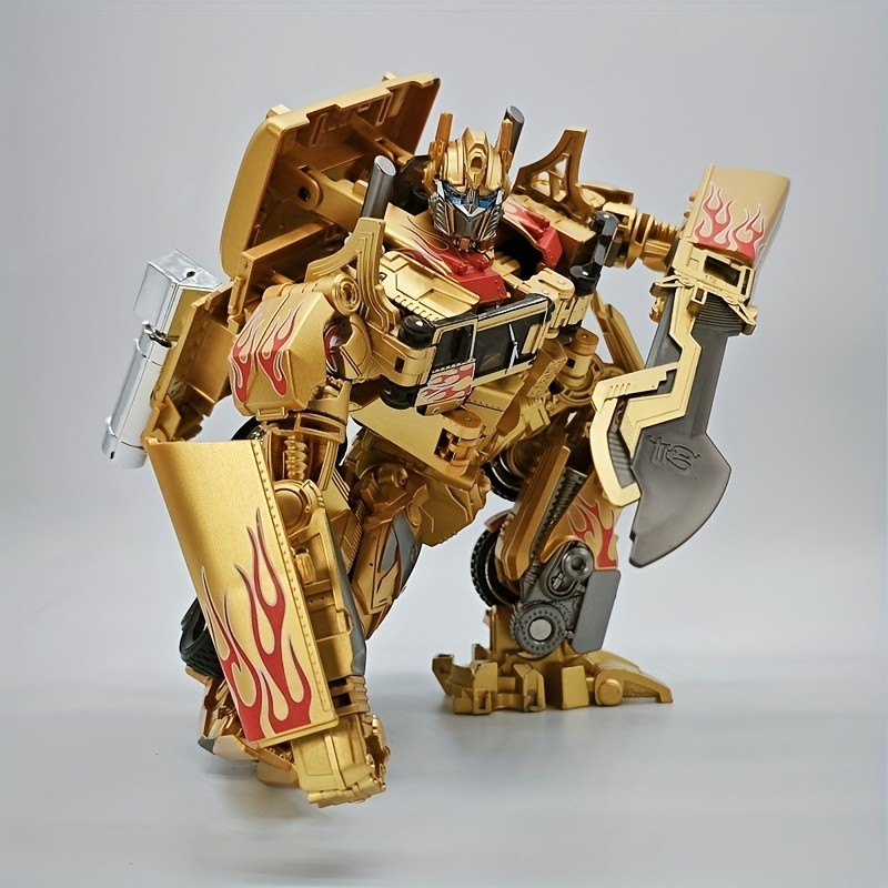 Optimus Prime Transformable Robot Model with Movable Joints & Detachable Weapons