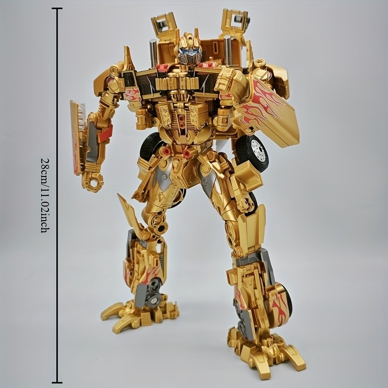 Optimus Prime Transformable Robot Model with Movable Joints & Detachable Weapons