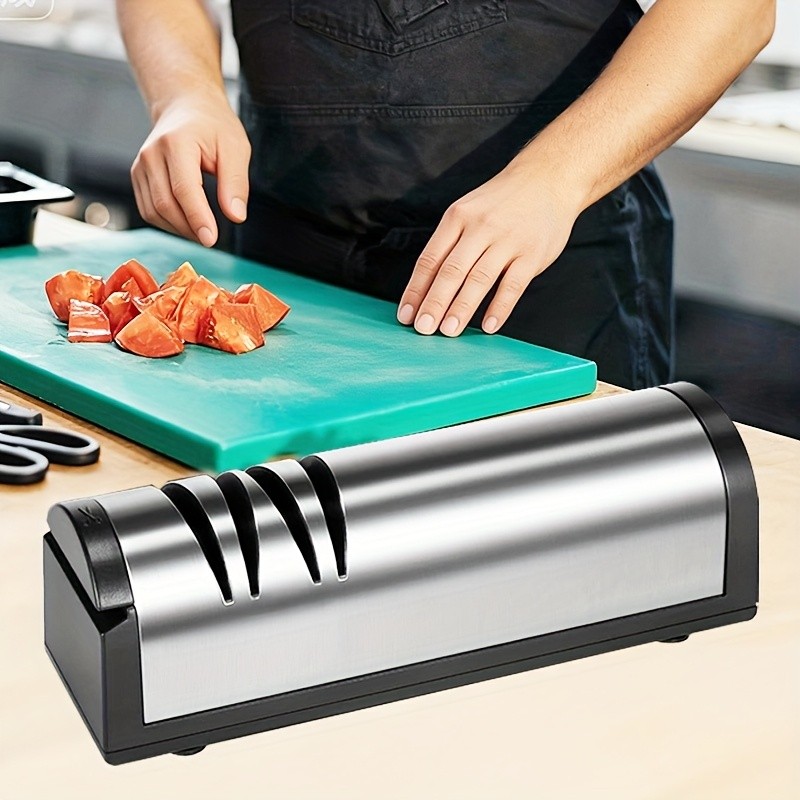 iWhale 3-in-1 Professional Electric Sharpener – Fast, Clean & Precise Sharpening Anywhere