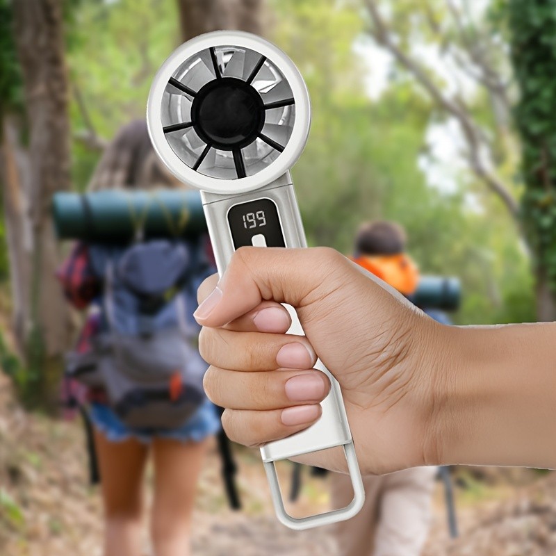 iWhale 199% Turbo Mini Fan with Digital Display – Ultra-Powerful Cooling in a Pocket-Size Design