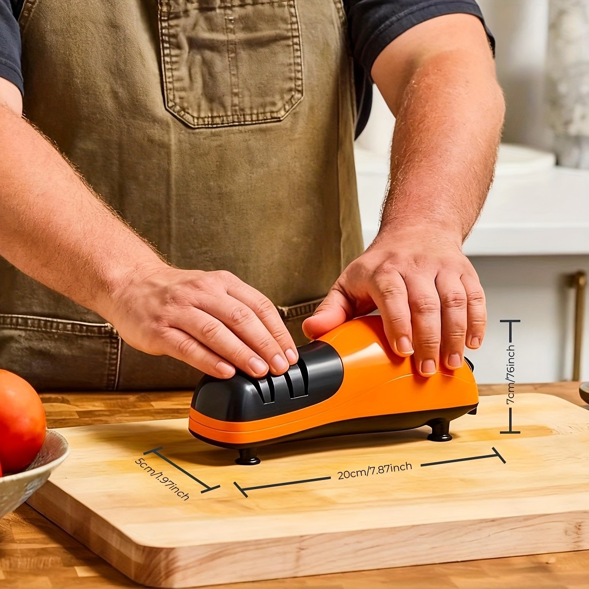 iWhale Multi-Functional Portable Electric Kitchen Sharpener – Dual-Mode Coarse/Fine Precision in a Compact USB-C Design