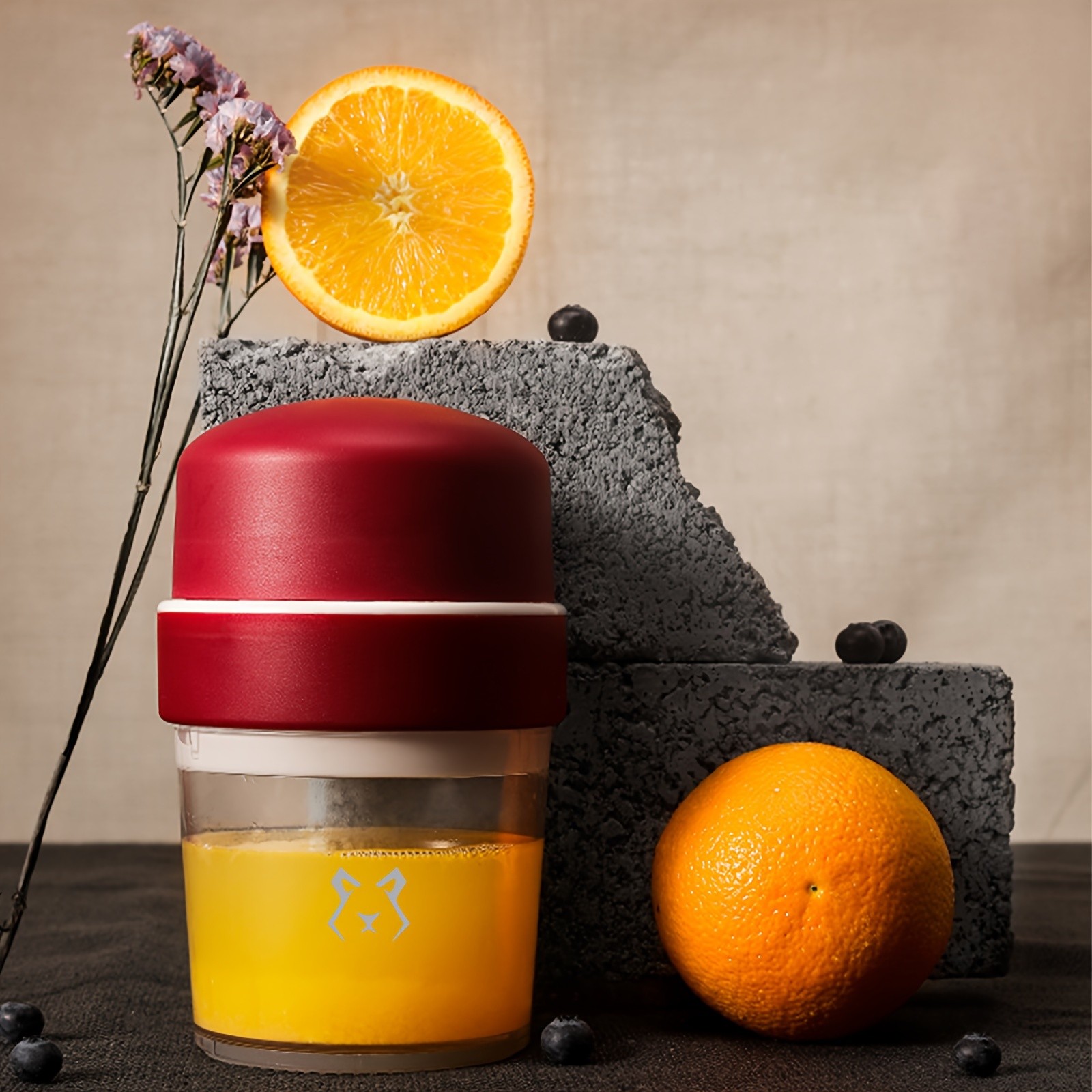 iWhale Manual Citrus Juicer with Separate Cup – Heavy-Duty, No-Electricity Juicing for Fresh Lemon & Orange Drinks Anywhere