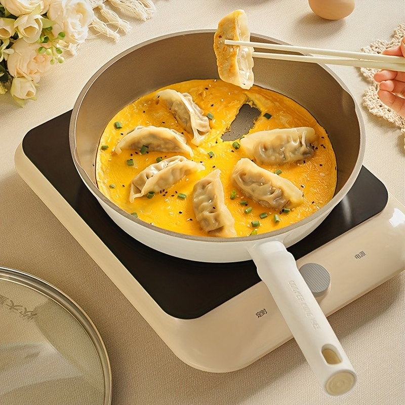 COOKER KING Non-Stick Titanium Coating Frying Pan with Lid – Healthy, PFOA-Free Cooking for All NZ Cooktops