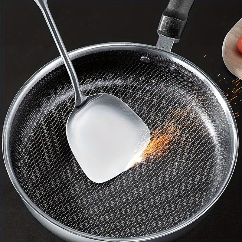 COOKER KING 10-inch Non-Stick Stainless Steel Frying Pan – Honeycomb Coating, Stand-Up Lid & Anti-Scald Handle for All NZ Cooktops