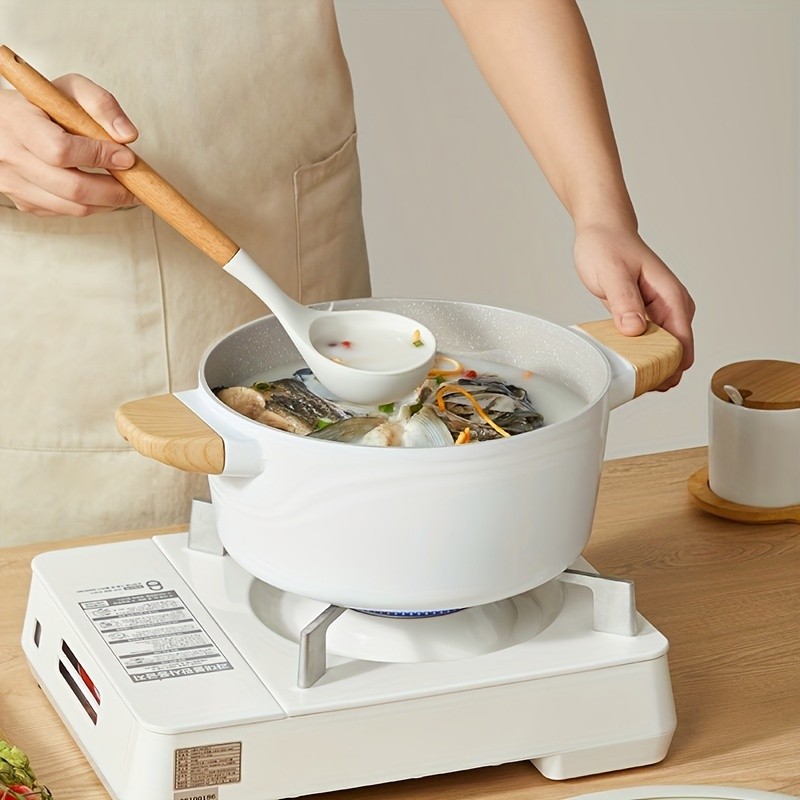 COOKER KING 24cm Non-Stick StockPot with Glass Lid – PTFE/PFOA-Free, Induction Ready & Perfect for Everyday NZ Cooking