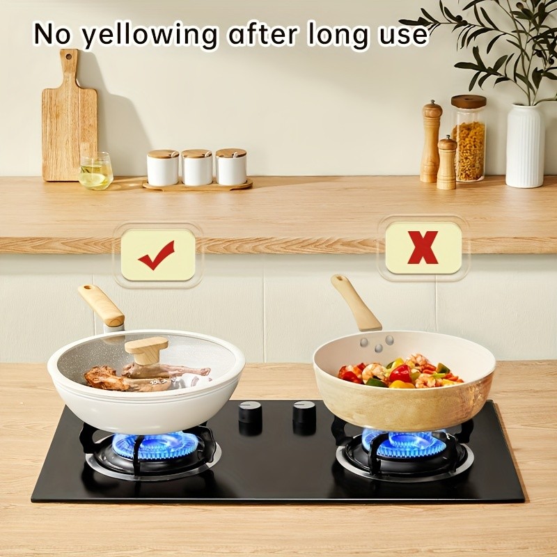 COOKER KING 30cm Non-Stick Wok Pan with Glass Lid – Restaurant-Grade, Non-Toxic & Compatible with All NZ Cooktops