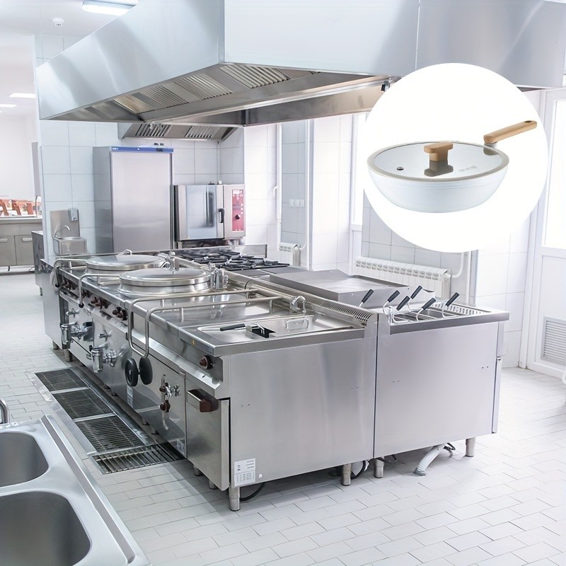 COOKER KING 30cm Non-Stick Wok Pan with Glass Lid – Restaurant-Grade, Non-Toxic & Compatible with All NZ Cooktops