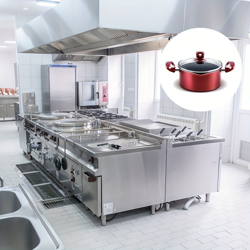 COOKER KING 4 Quart Non-Stick Stockpot with Glass Lid – PTFE/PFOA-Free, Induction Ready & Perfect for Everyday NZ Cooking