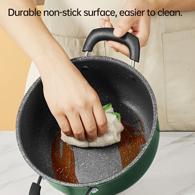 COOKER KING 22cm Non-Stick Saucepan with Glass Lid – Multi-Purpose, PFOA-Free Stew Pot for Soup, Noodles & Everyday NZ Cooking