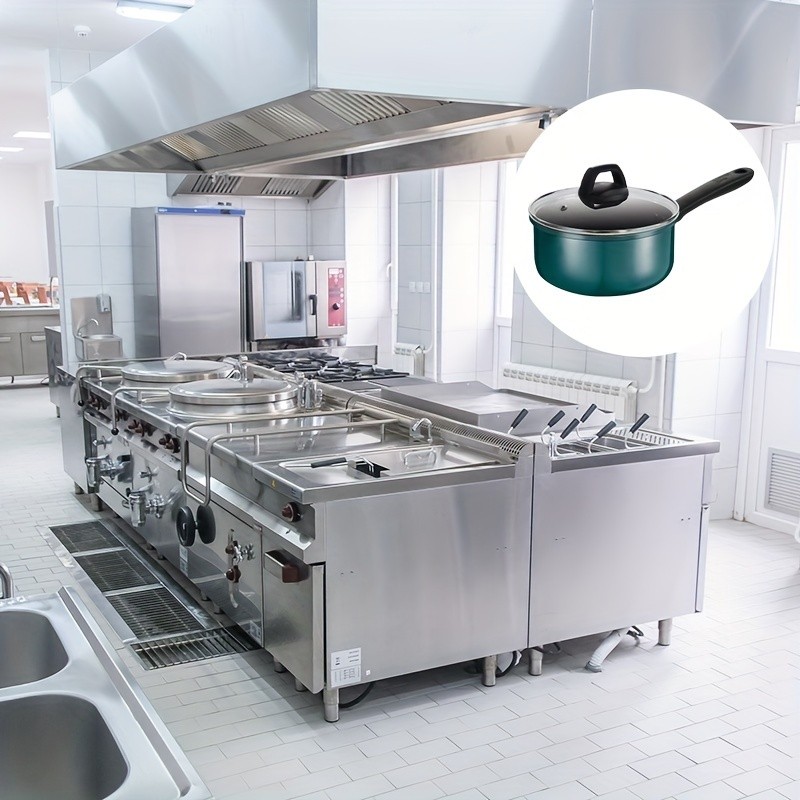 COOKER KING 18cm Nonstick Saucepan with Glass Lid – PFOA-Free Aluminum Alloy Pot for Safe, Even & Easy Everyday NZ Cooking