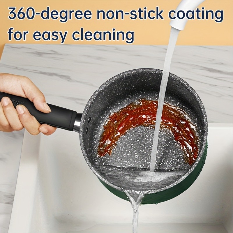 COOKER KING 18cm Nonstick Saucepan with Glass Lid – PFOA-Free Aluminum Alloy Pot for Safe, Even & Easy Everyday NZ Cooking