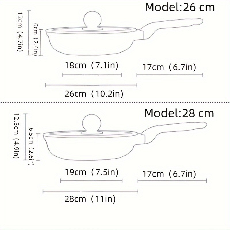 COOKER KING Nonstick Fry Pan with Lid – Healthy PFOA-Free Skillet & Omelette Pan for All NZ Cooktops