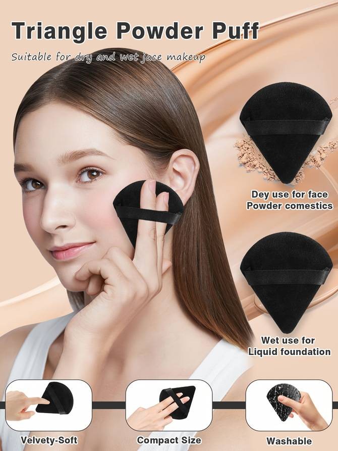 45pcs Complete Makeup Tools Set – Brushes, Sponges, Puffs, Cleaning Tool & Accessories