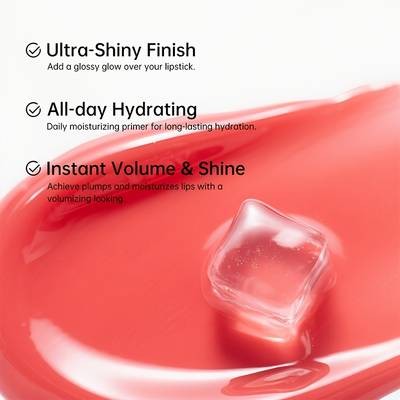 CATKIN Serum Plumping Lip Gloss – Ultra-Glossy, Hydrating & Non-Sticky Lip Shine Berry Tones • Nourishing Serum Formula • Christmas Gift for Women & Men