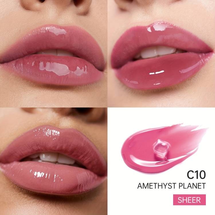 CATKIN Serum Plumping Lip Gloss – Ultra-Glossy, Hydrating & Non-Sticky Lip Shine Berry Tones • Nourishing Serum Formula • Christmas Gift for Women & Men