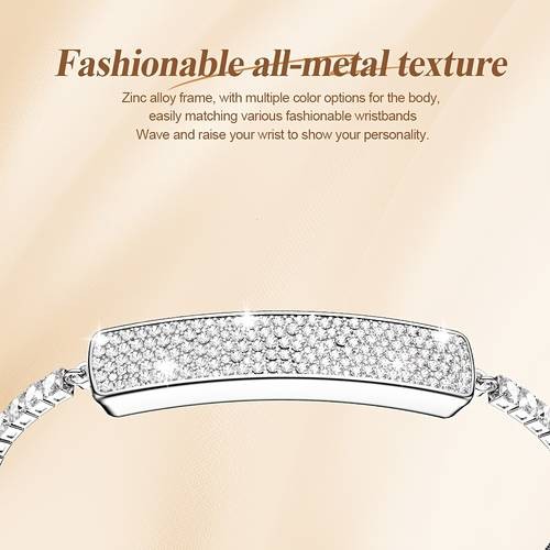 LIFEBEE New Fashion Smart Bracelet – Lightweight Stainless Steel Smartwatch for Women