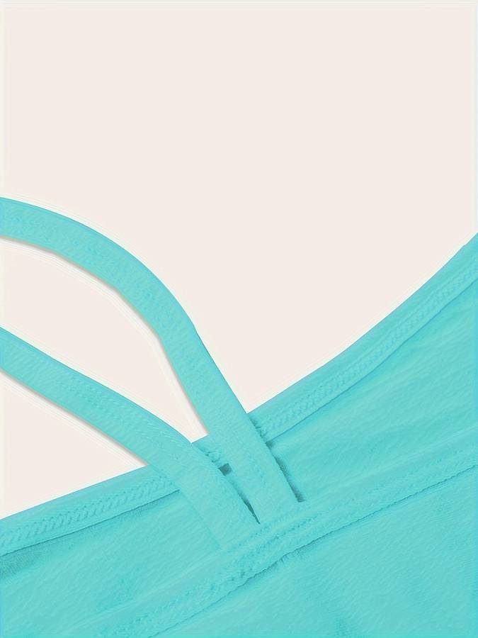 ZIMI COLLECTION 12-Pack Girls’ Seamless Camisole Bras – Cute Cross-Strap Off-Shoulder Tank Tops (Ages 6–17) Soft Knit Fabric • Medium Stretch • All-Season Comfort • Solid Colors • 90% Polyamide / 10% Elastane