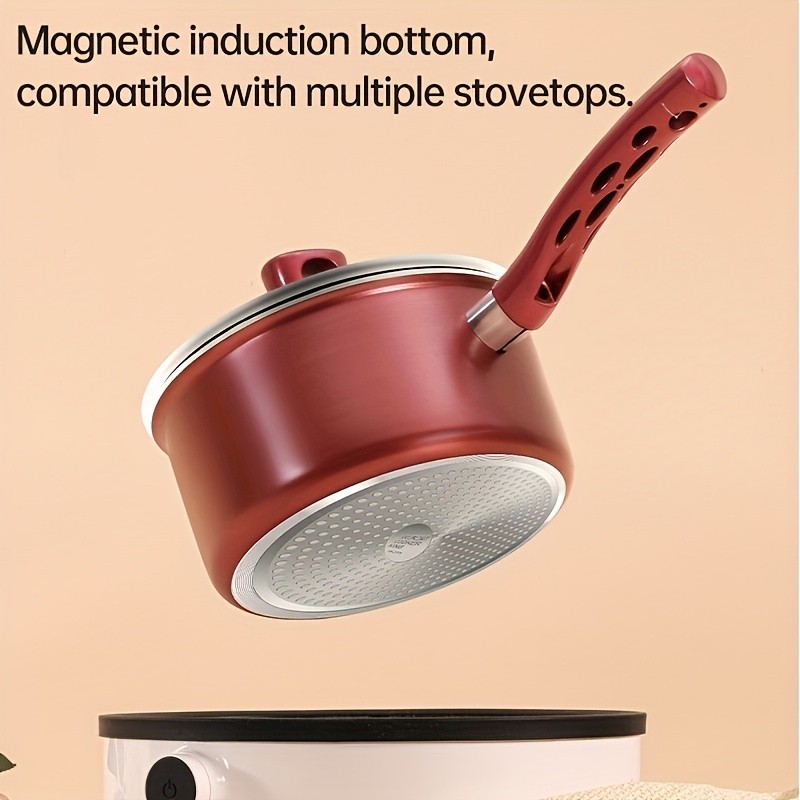 COOKER KING 2.1QT Nonstick Saucepan with Glass Lid – Safe, Even-Heating Daily Pot for All NZ Cooktops