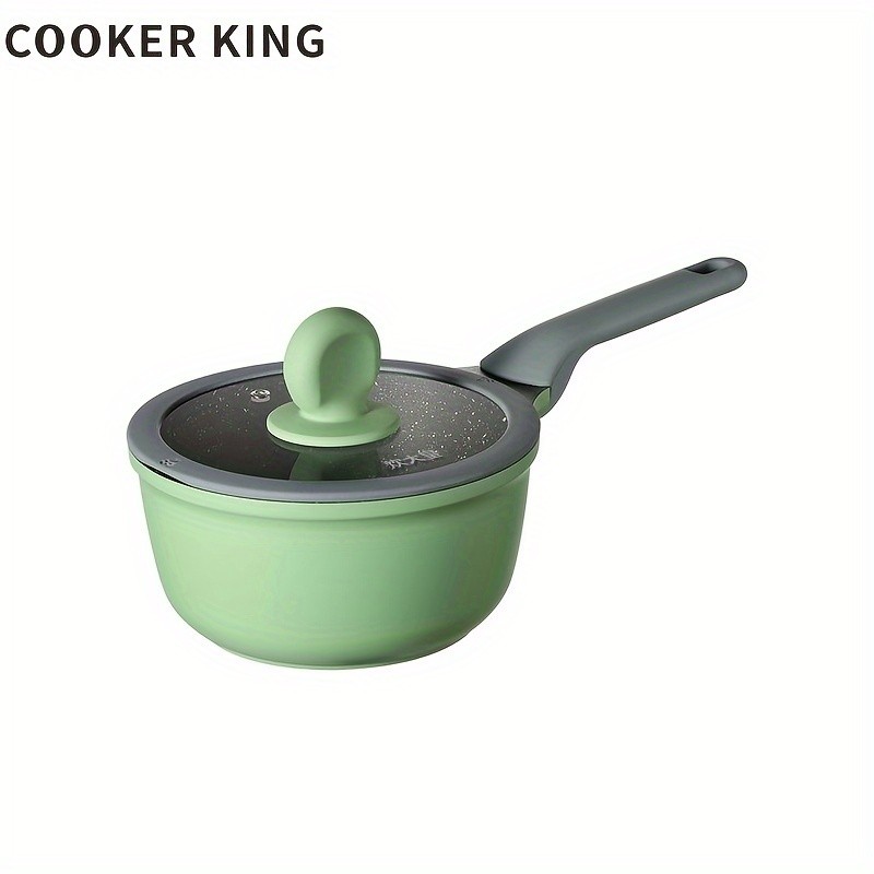 COOKER KING Nonstick Daily-Use Saucepan with Lid – Safe PFOA-Free Design for Smooth Cooking on All NZ Cooktops