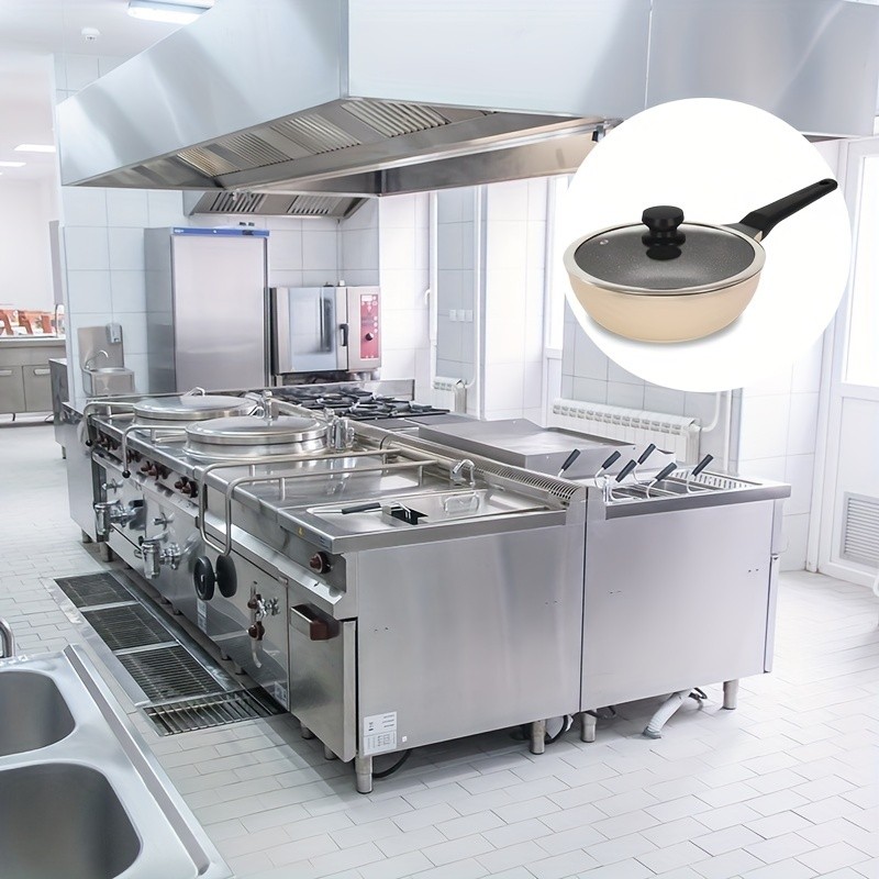 COOKER KING 9.45-Inch Deep Nonstick Fry Pan with Glass Lid – Restaurant-Grade, PTFE/PFOA-Free Skillet for All NZ Cooktops