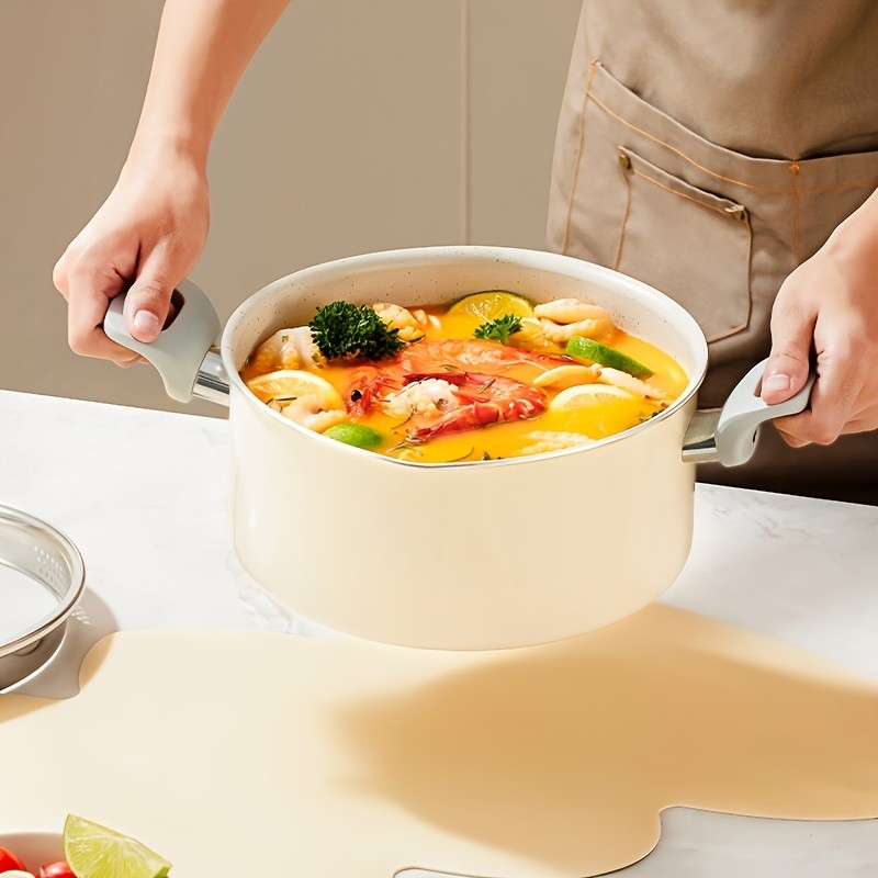 COOKER KING 3.8L Everyday Nonstick Stock Pot with Glass Lid – PFOA-Free Family Cooker for All NZ Cooktops