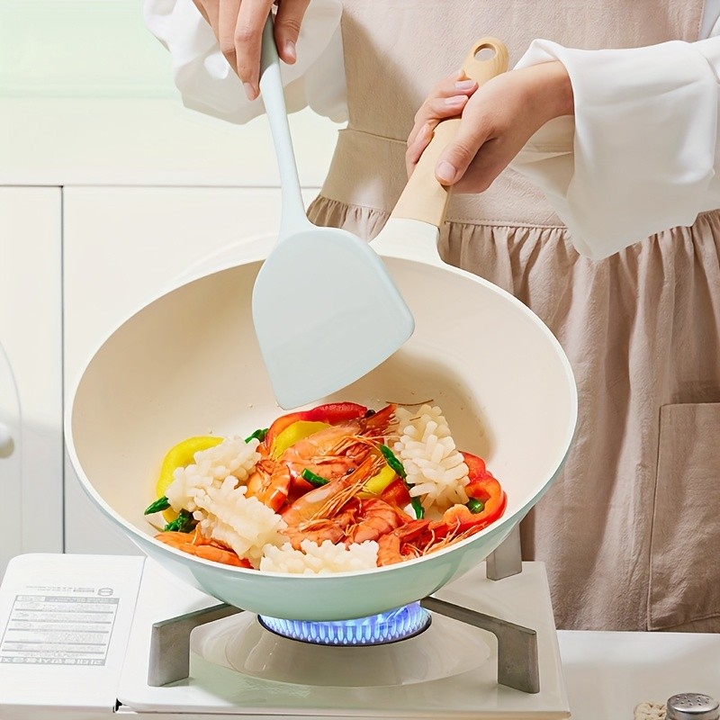 COOKER KING 28cm Titanium-Ceramic Wok with Lid – PFOA/PTFE-Free Stir-Fry Pan with Cool-Touch Handles for All NZ Cooktops