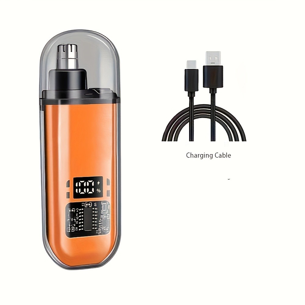 FEIYBA Mini USB Nose Hair Trimmer – Compact, Stylish & Cordless Grooming for Men and Women