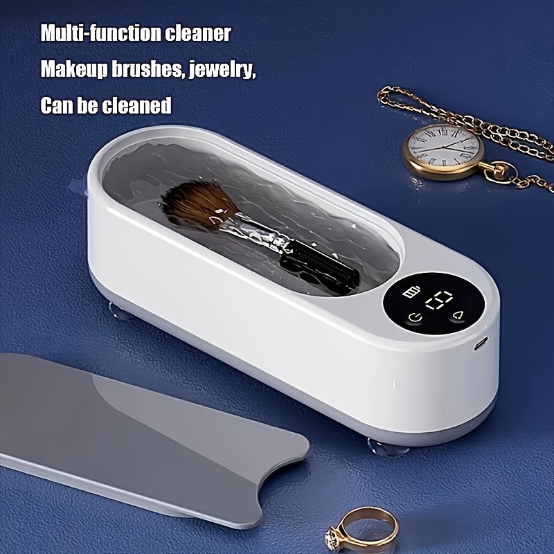 FEIYBA Wireless Sonic Cleaning Machine – 360° Vibration Deep-Clean Device for Glasses, Jewelry, Watches & Personal Items