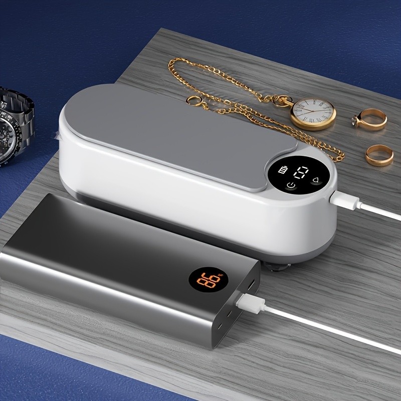 FEIYBA Wireless Sonic Cleaning Machine – 360° Vibration Deep-Clean Device for Glasses, Jewelry, Watches & Personal Items