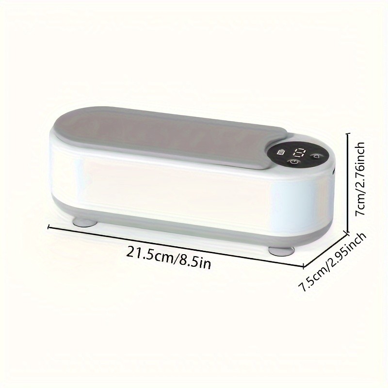 FEIYBA Wireless Sonic Cleaning Machine – 360° Vibration Deep-Clean Device for Glasses, Jewelry, Watches & Personal Items