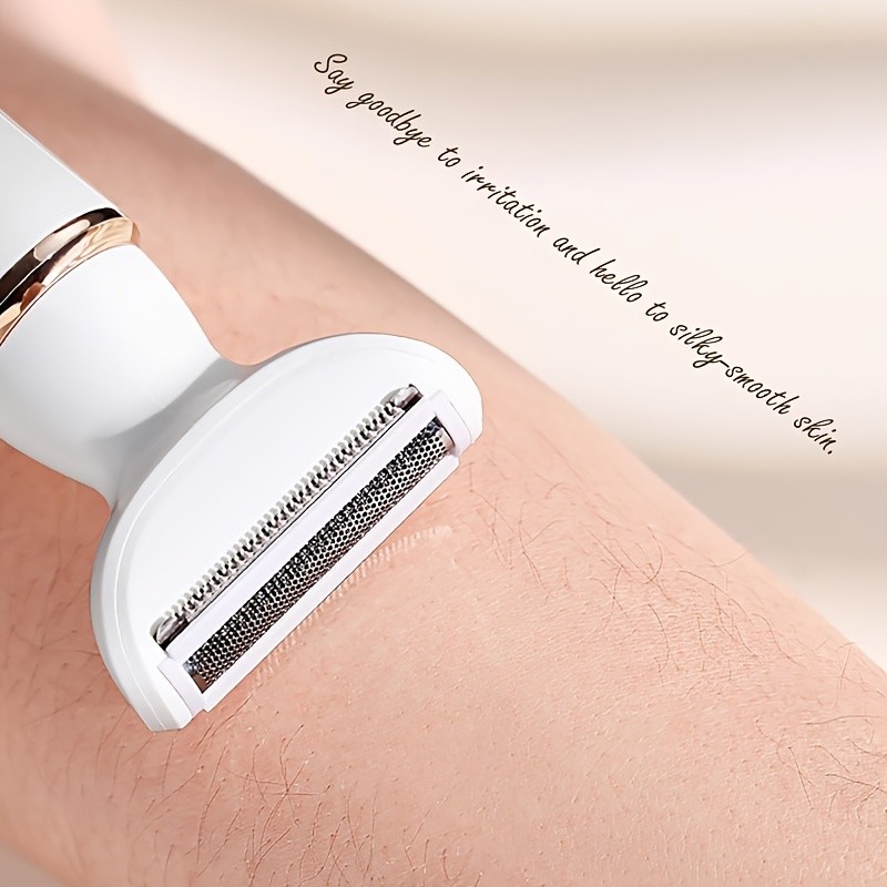 FEIYBA 4-in-1 USB Women’s Hair Remover – Gentle Full-Body Shaver with Multi-Head Design for Smooth Daily Grooming