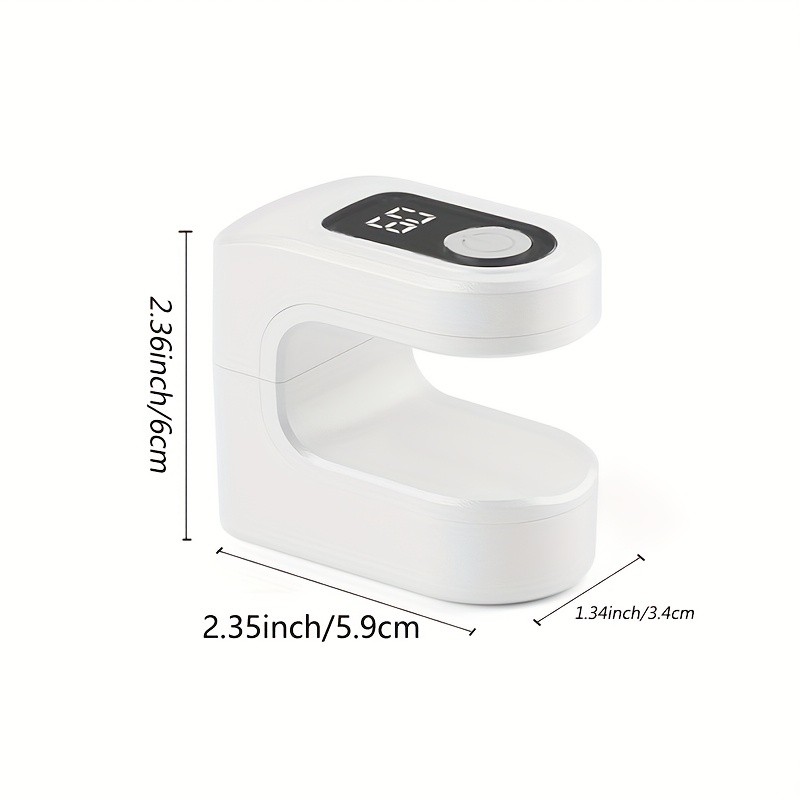 FEIYBA Mini Wireless Nail Enhancement Lamp with Digital Display – Portable USB Gel Curing Light for Manicures & Pedicures