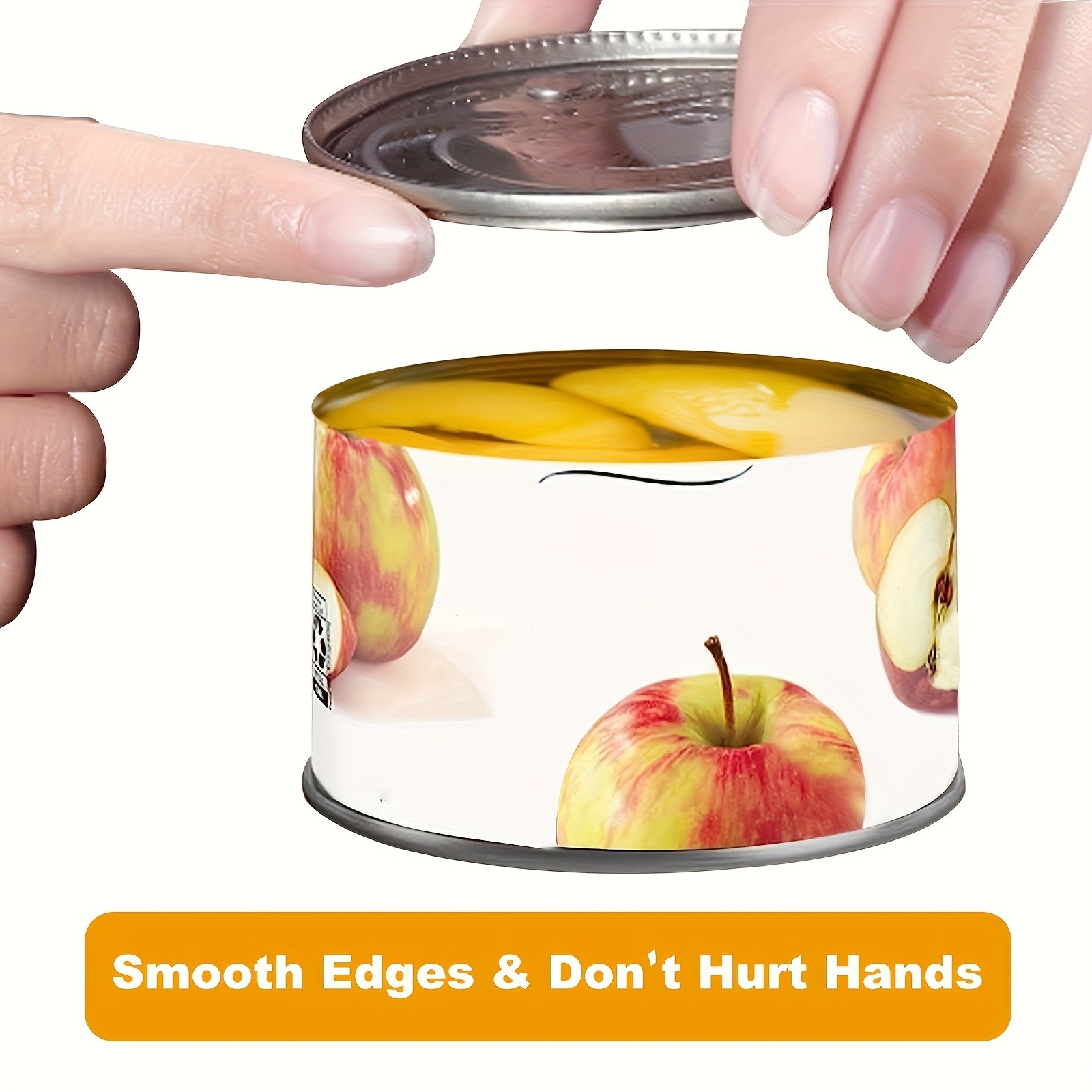 FEIYBA Compact Cordless Electric Can Opener – Smooth-Edge, Safe Auto Shut-Off Design for Easy Kitchen & Camping Use