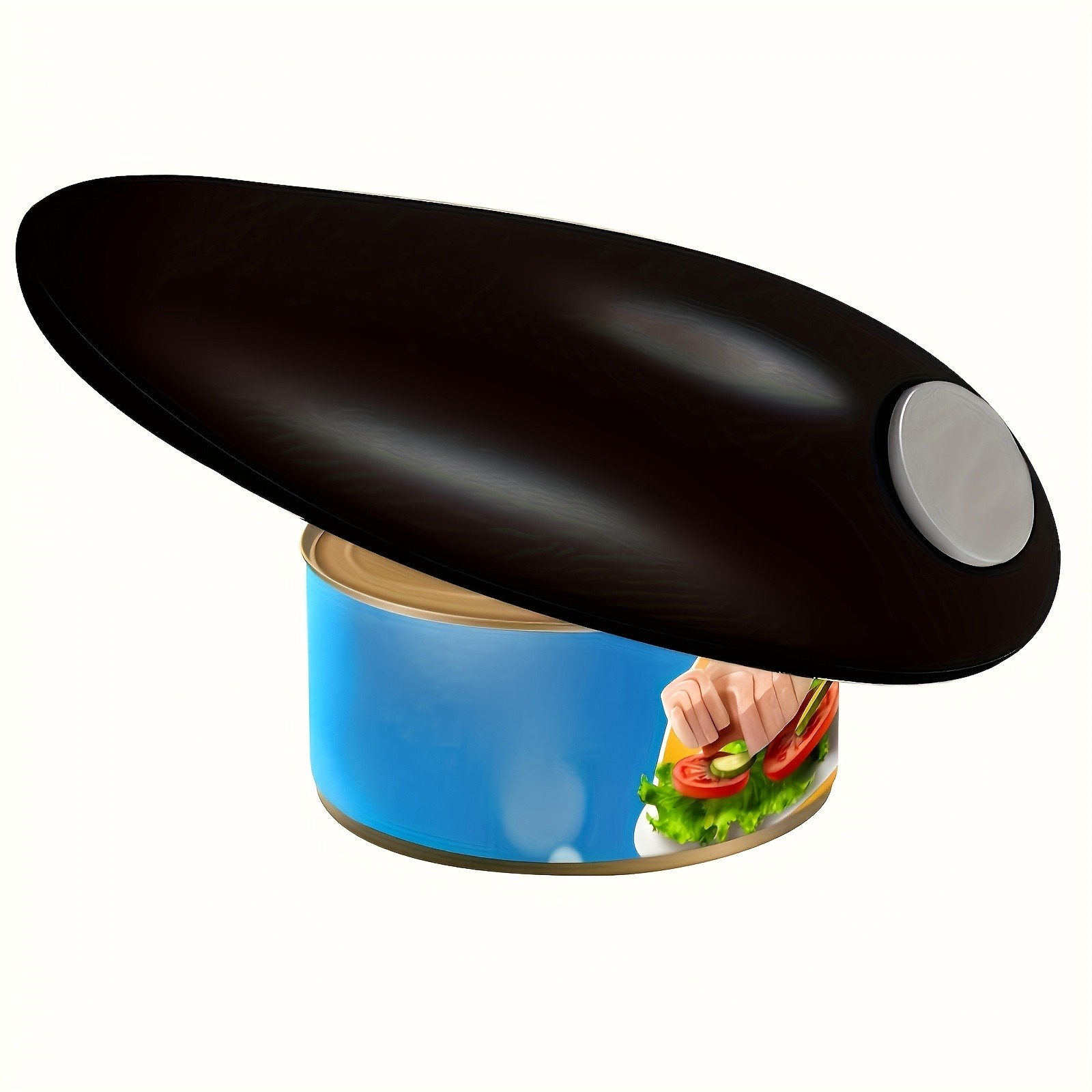 FEIYBA Compact Cordless Electric Can Opener – Smooth-Edge, Safe Auto Shut-Off Design for Easy Kitchen & Camping Use