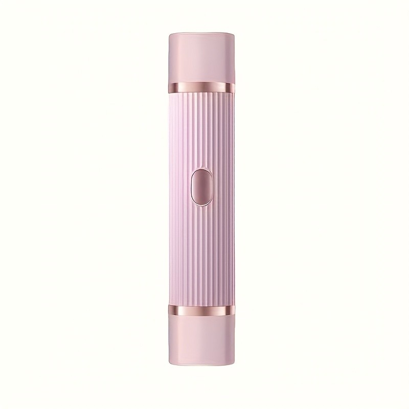 FEIYBA Dual-Head Women’s USB Hair Trimmer – Pastel Pink Full-Body Shaver with Long-Lasting Lithium Power